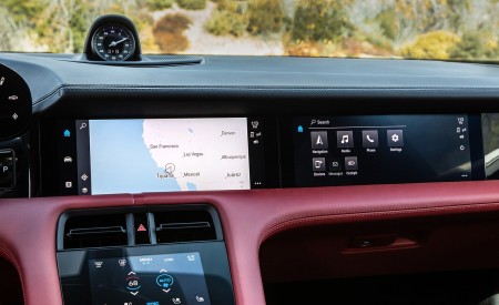 2020 Porsche Taycan 4S (Color: Carrara White Metallic) Central Console Wallpapers 450x275 (182)