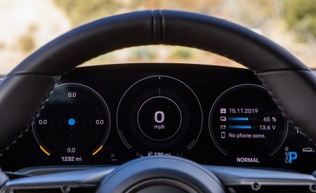 2020 Porsche Taycan 4S (Color: Carrara White Metallic) Digital Instrument Cluster Wallpapers 450x275 (179)