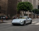 2020 Porsche Taycan 4S (Color: Carrara White Metallic) Front Three-Quarter Wallpapers 150x120