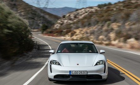 2020 Porsche Taycan 4S (Color: Carrara White Metallic) Front Wallpapers 450x275 (138)
