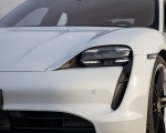 2020 Porsche Taycan 4S (Color: Carrara White Metallic) Headlight Wallpapers 150x120