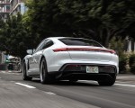 2020 Porsche Taycan 4S (Color: Carrara White Metallic) Rear Three-Quarter Wallpapers 150x120
