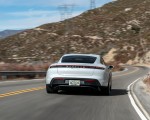 2020 Porsche Taycan 4S (Color: Carrara White Metallic) Rear Wallpapers 150x120