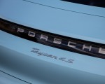 2020 Porsche Taycan 4S (Color: Frozen Blue Metallic) Badge Wallpapers 150x120