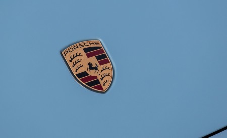 2020 Porsche Taycan 4S (Color: Frozen Blue Metallic) Badge Wallpapers 450x275 (110)