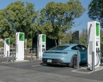 2020 Porsche Taycan 4S (Color: Frozen Blue Metallic) Charging Wallpapers 150x120