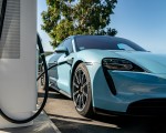 2020 Porsche Taycan 4S (Color: Frozen Blue Metallic) Charging Wallpapers 150x120