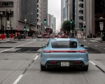 2020 Porsche Taycan 4S (Color: Frozen Blue Metallic) Rear Wallpapers 150x120