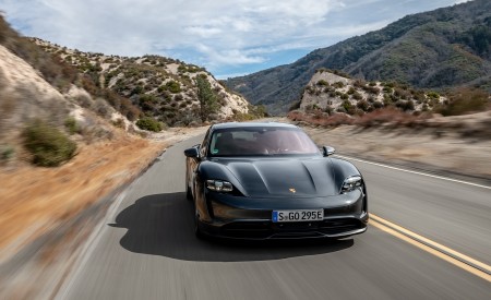 2020 Porsche Taycan 4S (Color: Volcano Grey Metallic) Front Wallpapers 450x275 (7)