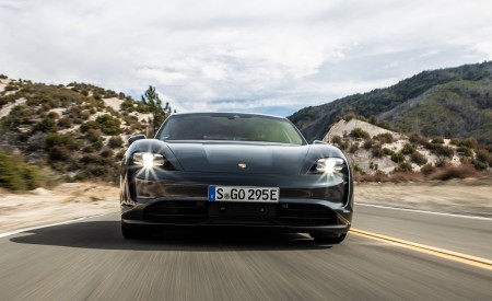 2020 Porsche Taycan 4S (Color: Volcano Grey Metallic) Front Wallpapers 450x275 (10)