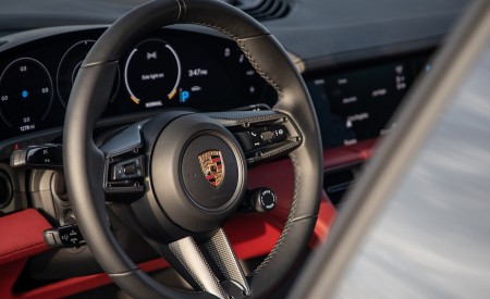 2020 Porsche Taycan 4S (Color: Volcano Grey Metallic) Interior Detail Wallpapers 450x275 (36)