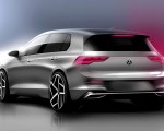 2020 Volkswagen Golf Mk8 and Previous Generations Design Sketch Wallpapers 150x120