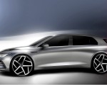2020 Volkswagen Golf Mk8 and Previous Generations Design Sketch Wallpapers 150x120