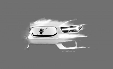 2020 Volvo XC40 Recharge Design Sketch Wallpapers 450x275 (44)