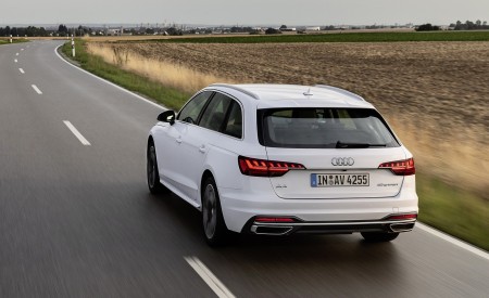 2020 Audi A4 Avant g-tron (Color: Glacier White) Rear Three-Quarter Wallpapers 450x275 (4)