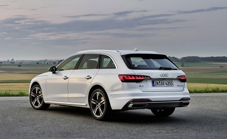 2020 Audi A4 Avant g-tron (Color: Glacier White) Rear Three-Quarter Wallpapers 450x275 (7)