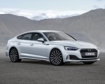 2020 Audi A5 Sportback g-tron (Color: Glacier White) Front Three-Quarter Wallpapers 150x120