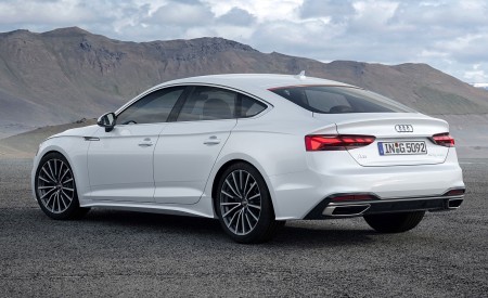 2020 Audi A5 Sportback g-tron (Color: Glacier White) Rear Three-Quarter Wallpapers 450x275 (5)