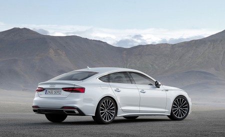 2020 Audi A5 Sportback g-tron (Color: Glacier White) Rear Three-Quarter Wallpapers 450x275 (6)