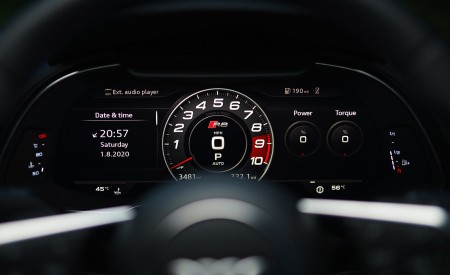 2020 Audi R8 V10 RWD Coupe (UK-Spec) Digital Instrument Cluster Wallpapers 450x275 (89)
