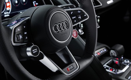 2020 Audi R8 V10 RWD Detail Interior Steering Wheel Wallpapers 450x275 (148)