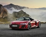 2020 Audi R8 V10 RWD Spyder (Color: Tango Red) Front Three-Quarter Wallpapers 150x120 (8)