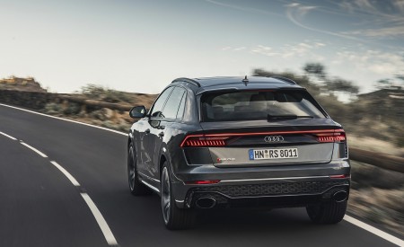 2020 Audi RS Q8 (Color: Daytona Grey) Rear Wallpapers 450x275 (130)