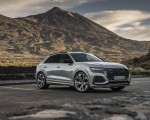 2020 Audi RS Q8 (Color: Florett Silver) Front Three-Quarter Wallpapers 150x120
