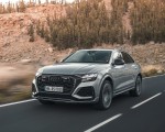 2020 Audi RS Q8 (Color: Florett Silver) Front Three-Quarter Wallpapers 150x120
