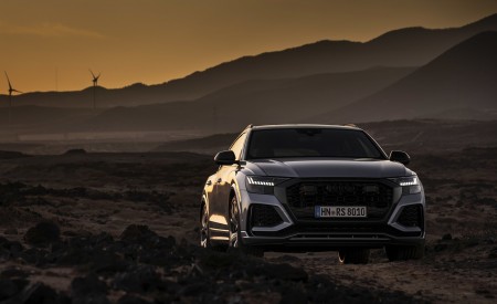 2020 Audi RS Q8 (Color: Florett Silver) Front Wallpapers 450x275 (104)
