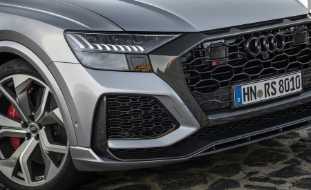 2020 Audi RS Q8 (Color: Florett Silver) Headlight Wallpapers 450x275 (115)