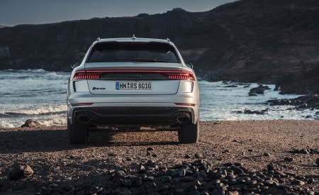 2020 Audi RS Q8 (Color: Florett Silver) Rear Wallpapers 450x275 (109)