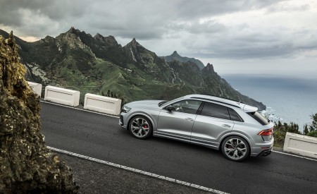 2020 Audi RS Q8 (Color: Florett Silver) Side Wallpapers 450x275 (88)