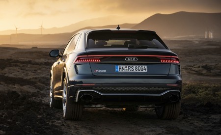 2020 Audi RS Q8 (Color: Galaxy Blue) Rear Wallpapers 450x275 (61)