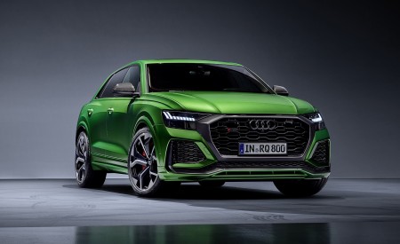 2020 Audi RS Q8 (Color: Java Green) Front Three-Quarter Wallpapers 450x275 (38)