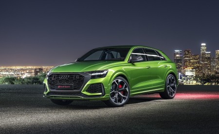2020 Audi RS Q8 (Color: Java Green) Front Three-Quarter Wallpapers 450x275 (32)
