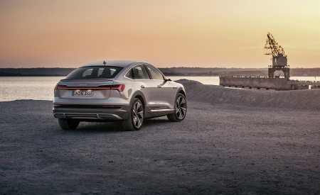 2020 Audi e-tron Sportback (Color: Florett Silver) Rear Three-Quarter Wallpapers 450x275 (70)