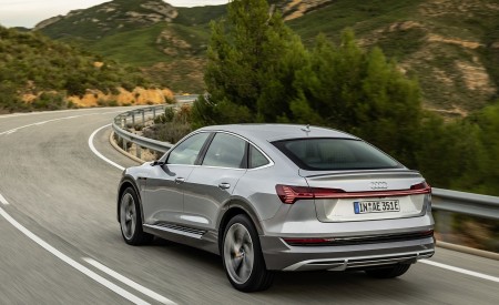 2020 Audi e-tron Sportback (Color: Florett Silver) Rear Wallpapers 450x275 (62)