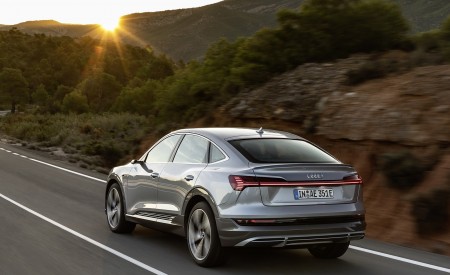 2020 Audi e-tron Sportback (Color: Florett Silver) Rear Wallpapers 450x275 (63)