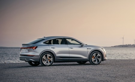 2020 Audi e-tron Sportback (Color: Florett Silver) Side Wallpapers 450x275 (66)