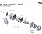 2020 Audi e-tron Sportback Rear electric motor with power electronics Wallpapers 150x120