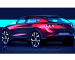 2021 Ford Mustang Mach-E Electric SUV Design Sketch Wallpapers 150x120