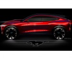2021 Ford Mustang Mach-E Electric SUV Design Sketch Wallpapers 150x120