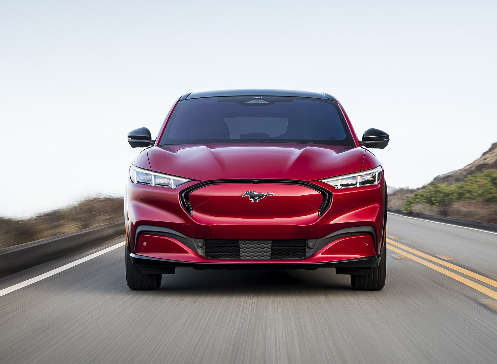2021 Ford Mustang Mach-E Front Wallpapers (7)