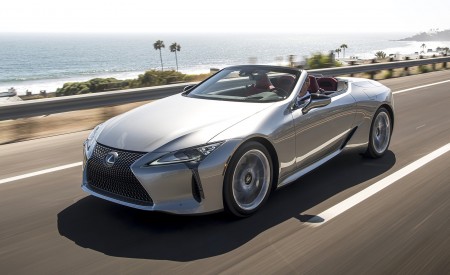2021 Lexus LC Convertible Front Three-Quarter Wallpapers 450x275 (3)