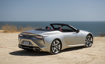 2021 Lexus LC Convertible Rear Three-Quarter Wallpapers 450x275 (10)