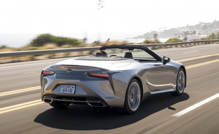 2021 Lexus LC Convertible Rear Three-Quarter Wallpapers 450x275 (5)