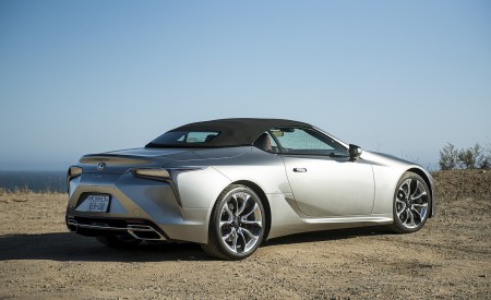 2021 Lexus LC Convertible Rear Three-Quarter Wallpapers 450x275 (9)