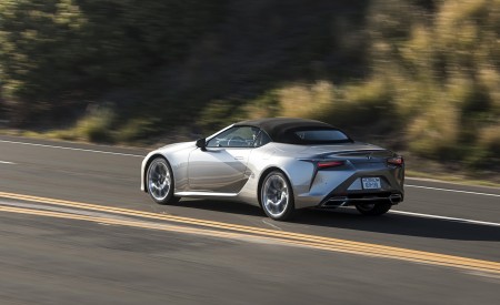 2021 Lexus LC Convertible Rear Three-Quarter Wallpapers 450x275 (6)