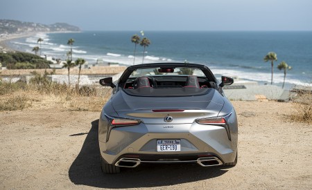 2021 Lexus LC Convertible Rear Wallpapers 450x275 (8)